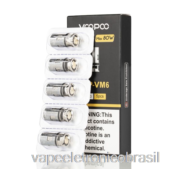 Bobinas De Substituição Vape Eletrônico Voopoo Pnp Bobinas De Malha 0,15ohm Pnp-vm6